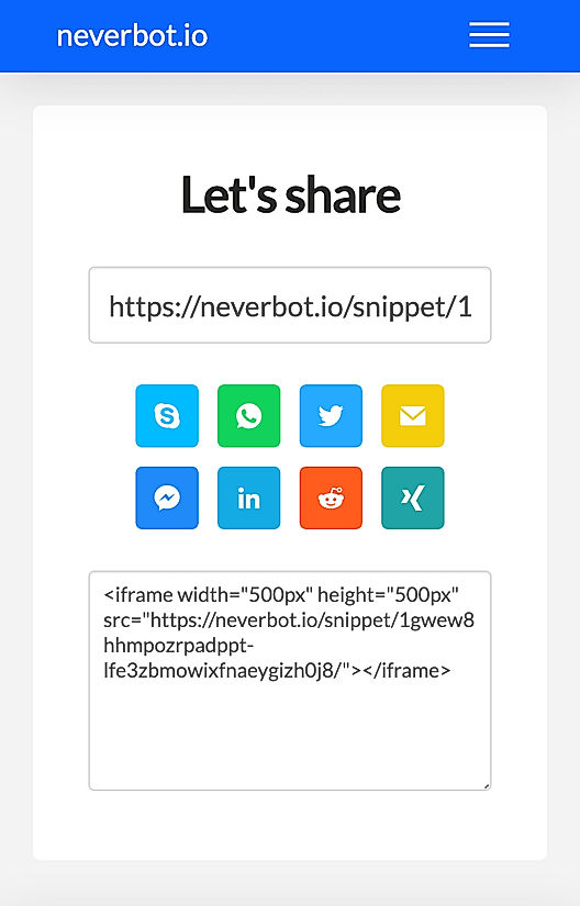neverbot.io screenshot