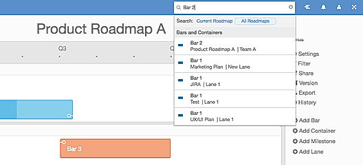 How to Search - Quickly Access Your Roadmaps in ProductPlan