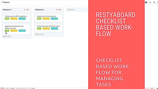 Checklist Based Workflow