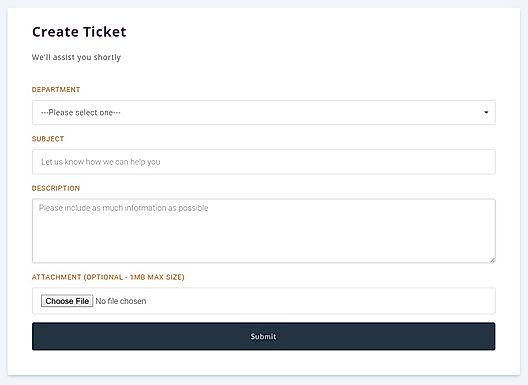 RunCloud : Create Ticket screenshot