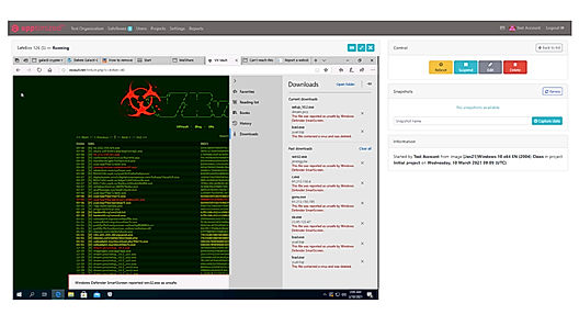 Work with risk assessment and validate your software. Detect viruses or malware to save your production environment