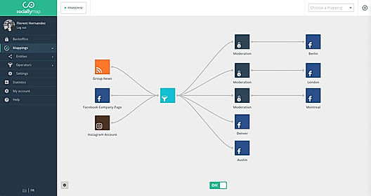 Sociallymap : Networks screenshot