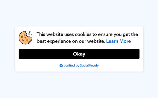 Social Proofy Cookie Notification