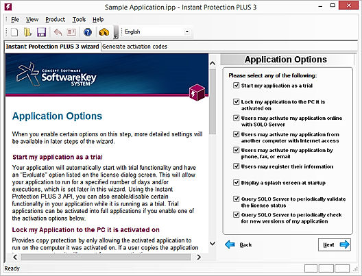 SoftwareKey System screenshot