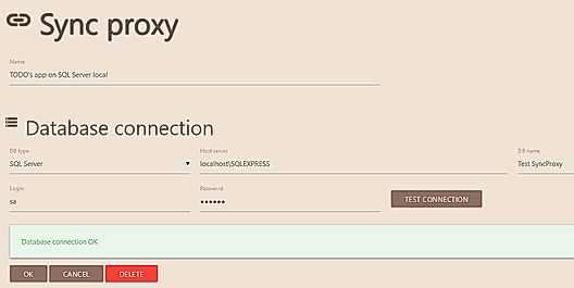 SyncProxy screenshot