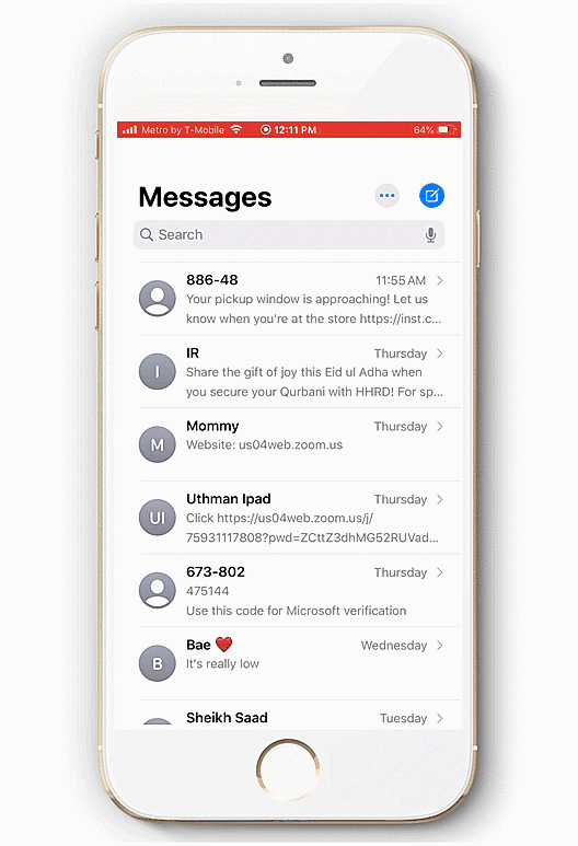 Messaging Feature