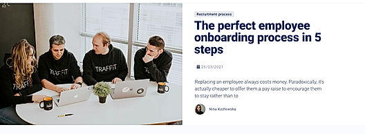 The perfect employee onboarding process in 5 steps