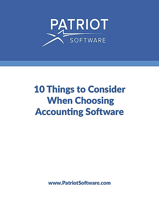 10 Things to Consider When Choosing Accounting Software