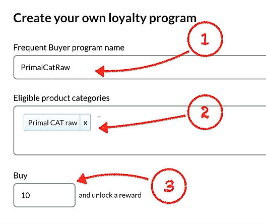 Create loyalty program