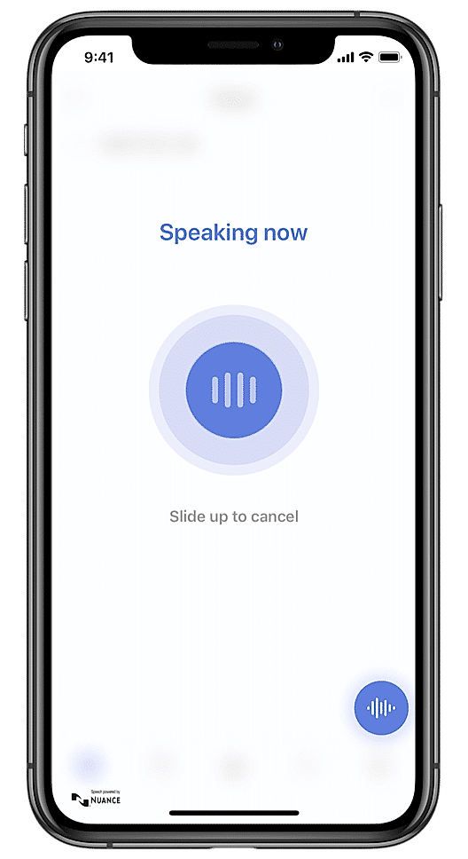Voice Input screenshot