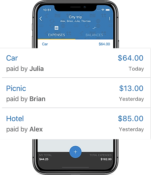 Add Expenses screenshot
