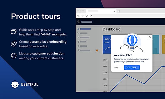 Product Tour screenshot