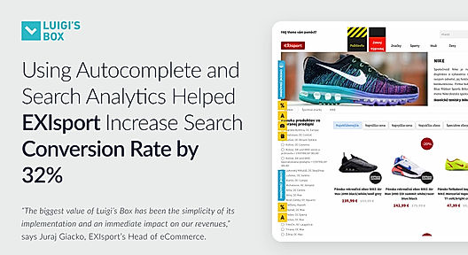 Using Autocomplete and Search Analytics Helped EXIsport Increase Search Conversion Rate by 32%