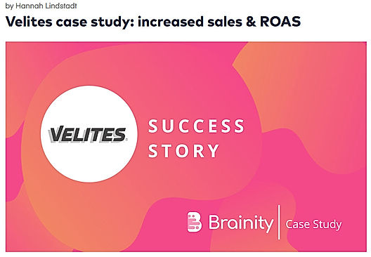 Velites case study: increased sales & ROAS