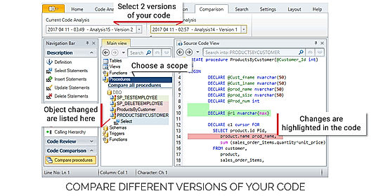 Code Comparison screenshot
