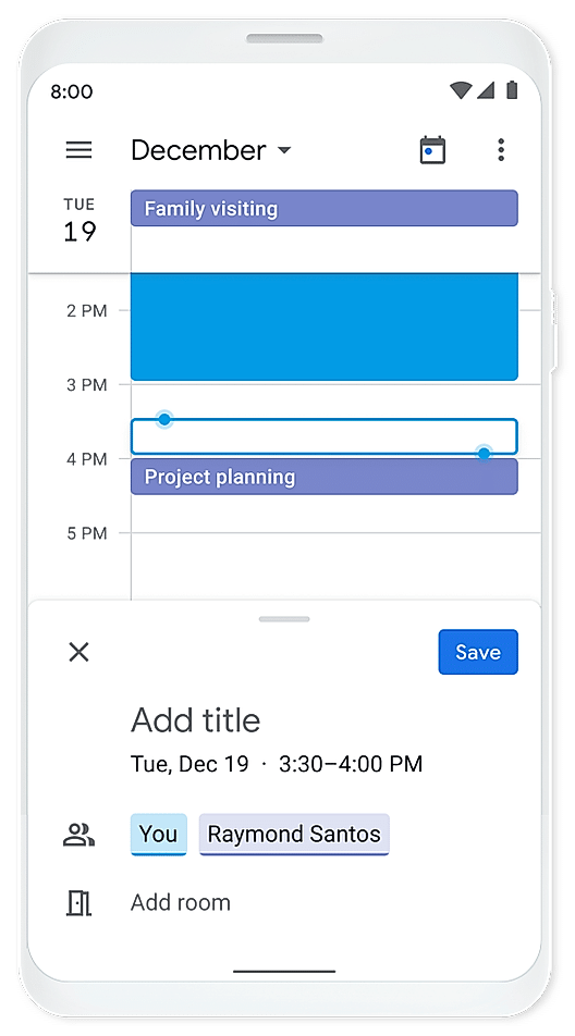 Google Calendar screenshot