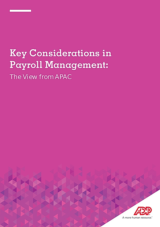Key Considerations in Payroll Management: The View from APAC