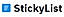 StickyList logo