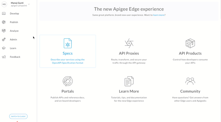 Apigee Edge Screenshots