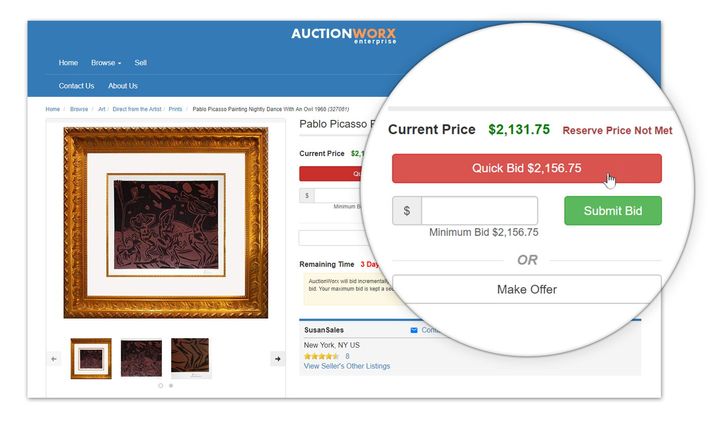 AuctionWorx Enterprise Screenshots