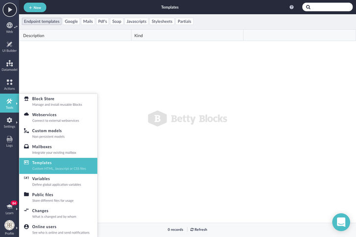 Betty Blocks Screenshots