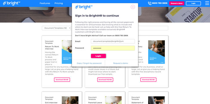 BrightHR Screenshots