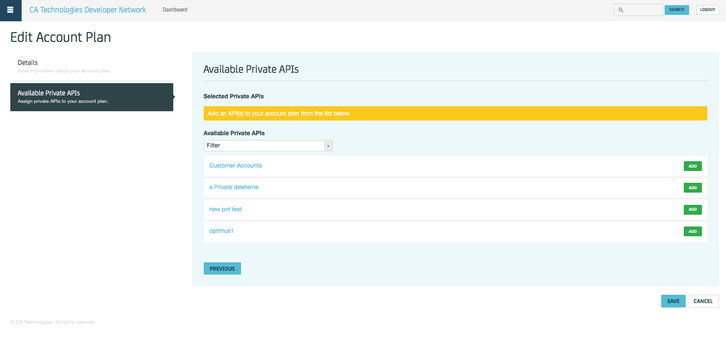 CA API Management Screenshots