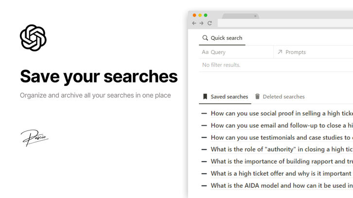 ChatGPT Search Planner Screenshots
