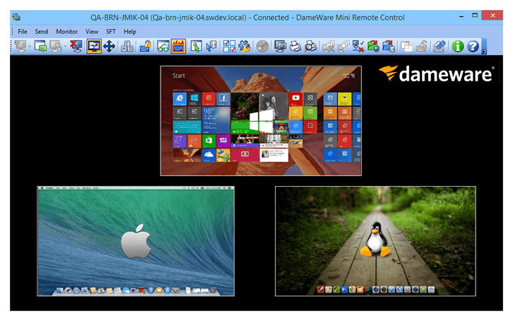 Dameware Mini Remote Control Screenshots