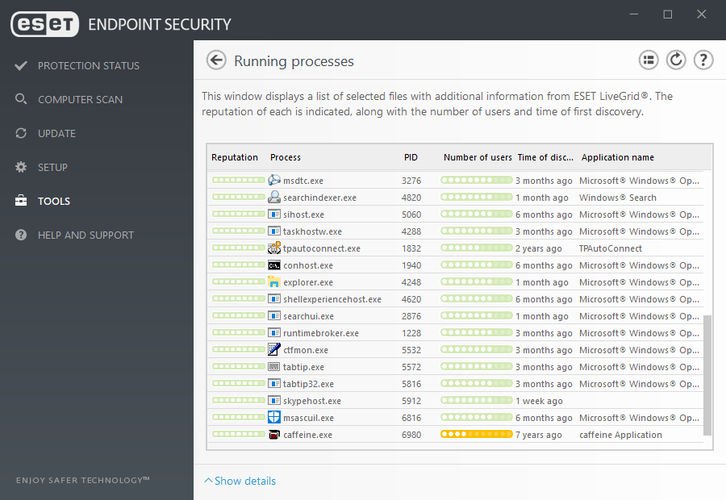 ESET Endpoint Security Screenshots