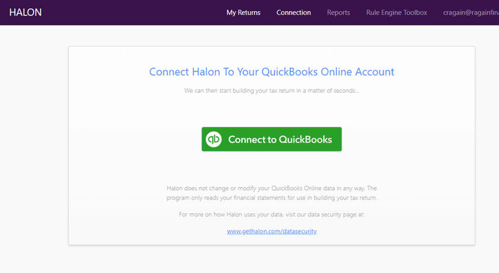 Halon Tax Screenshots