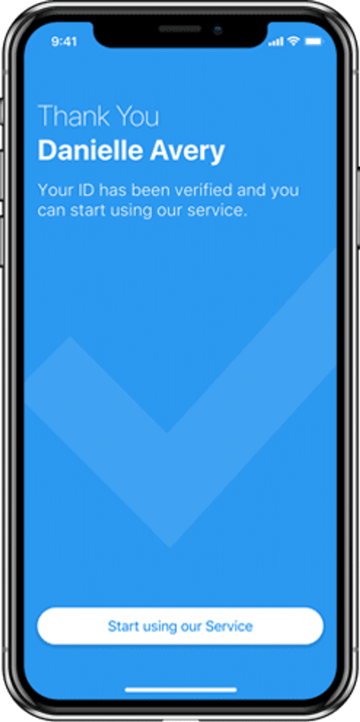 Jumio Identity Verification Screenshots
