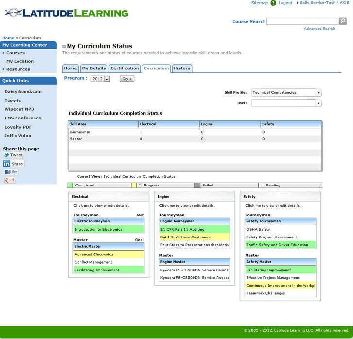 LatitudeLearning Screenshots