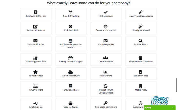 LeaveBoard Screenshots