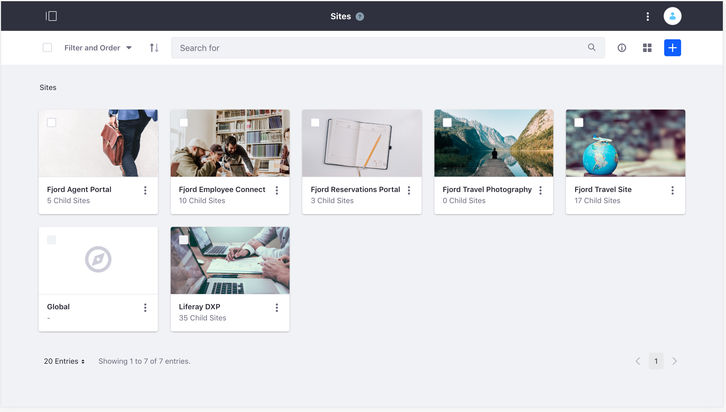 Liferay Digital Experience Platform Screenshots