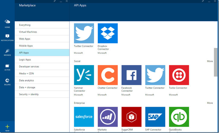 Microsoft Azure Screenshots