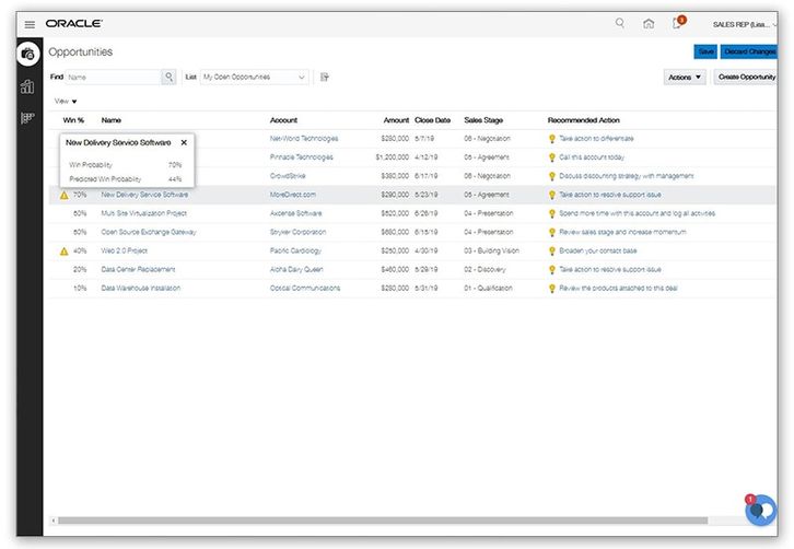 Oracle Engagement Cloud Screenshots