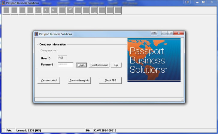 Passport Business Solutions Screenshots
