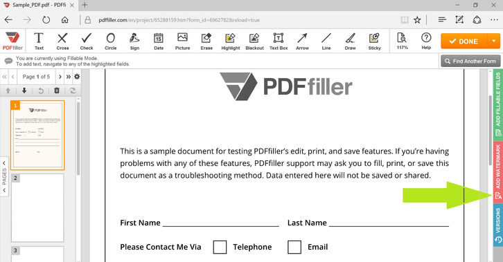 pdfFiller Screenshots
