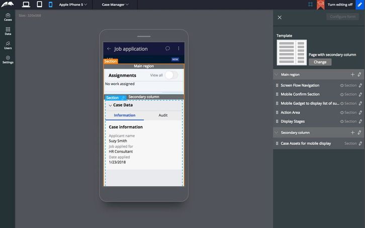Pega Platform Screenshots