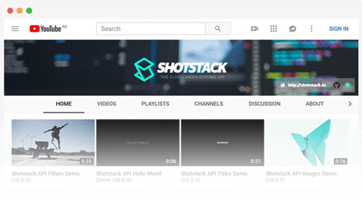 Shotstack Screenshots