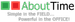 About Time logo