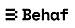 Behaf logo