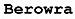 Berowra logo