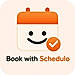 Book with Schedulo logo