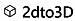 2dto3d logo