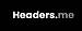 Headers.me logo
