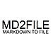 MD2FILE logo