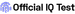 Official IQ Test logo