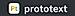 ProtoText logo
